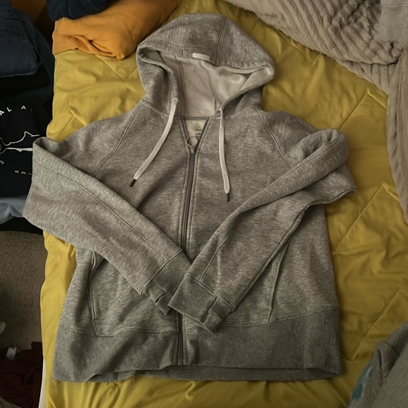 TekGear Grey Zip-Up Hoodie - Picture 1 of 4